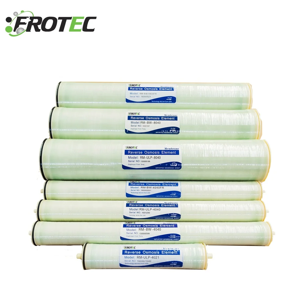 China Industrial  4040 8040 RO Reverse Osmosis Membrane Element Filter Price