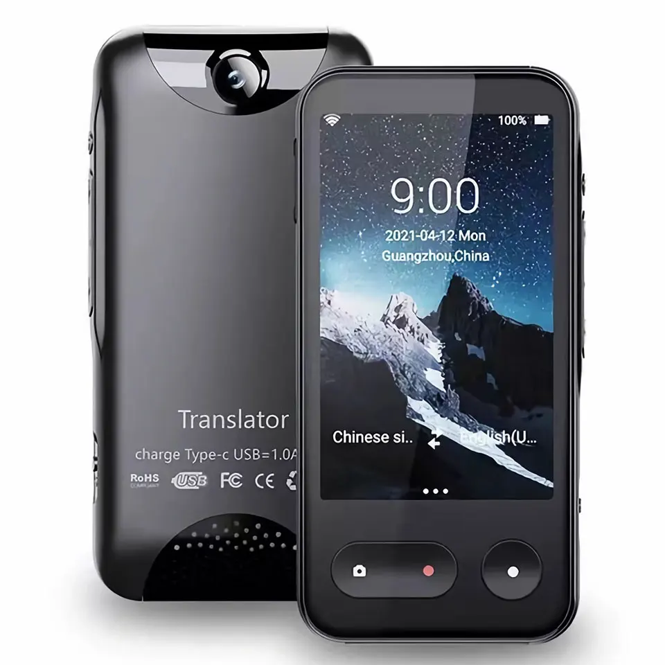 YiLing Factory OEM/ODM 138 Languages 4000mAh Translation Machine Intelligent Translator 4G Translator Support 4G WiFi and Hotspo