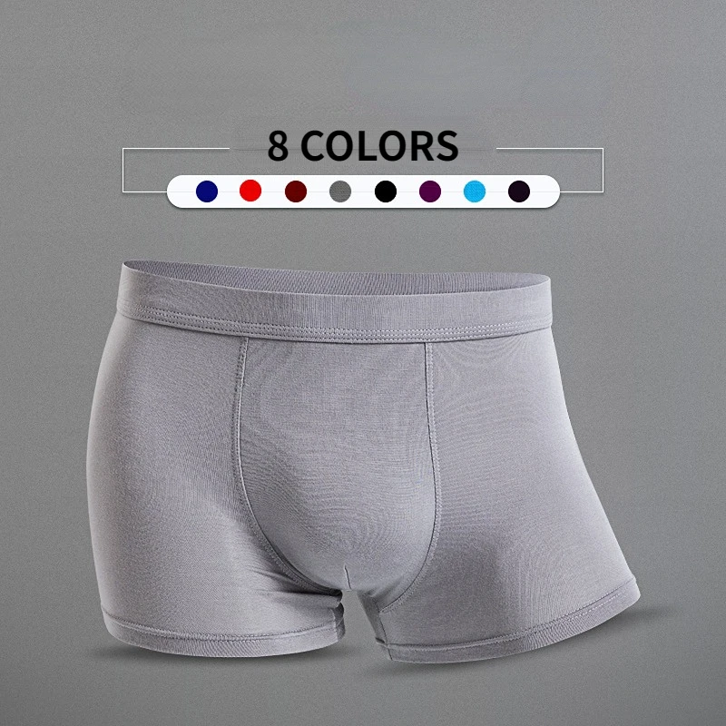 AOLA Wholesale Large Size Customized Custom Logo Package Men Underwear Boxer Brief Set