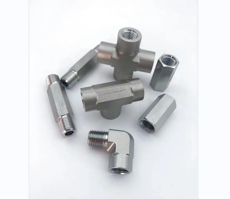 Male Female Thread Fitting 1/2 FNPT Nipple Stainless Steel 316 Threaded Pipe Fittings