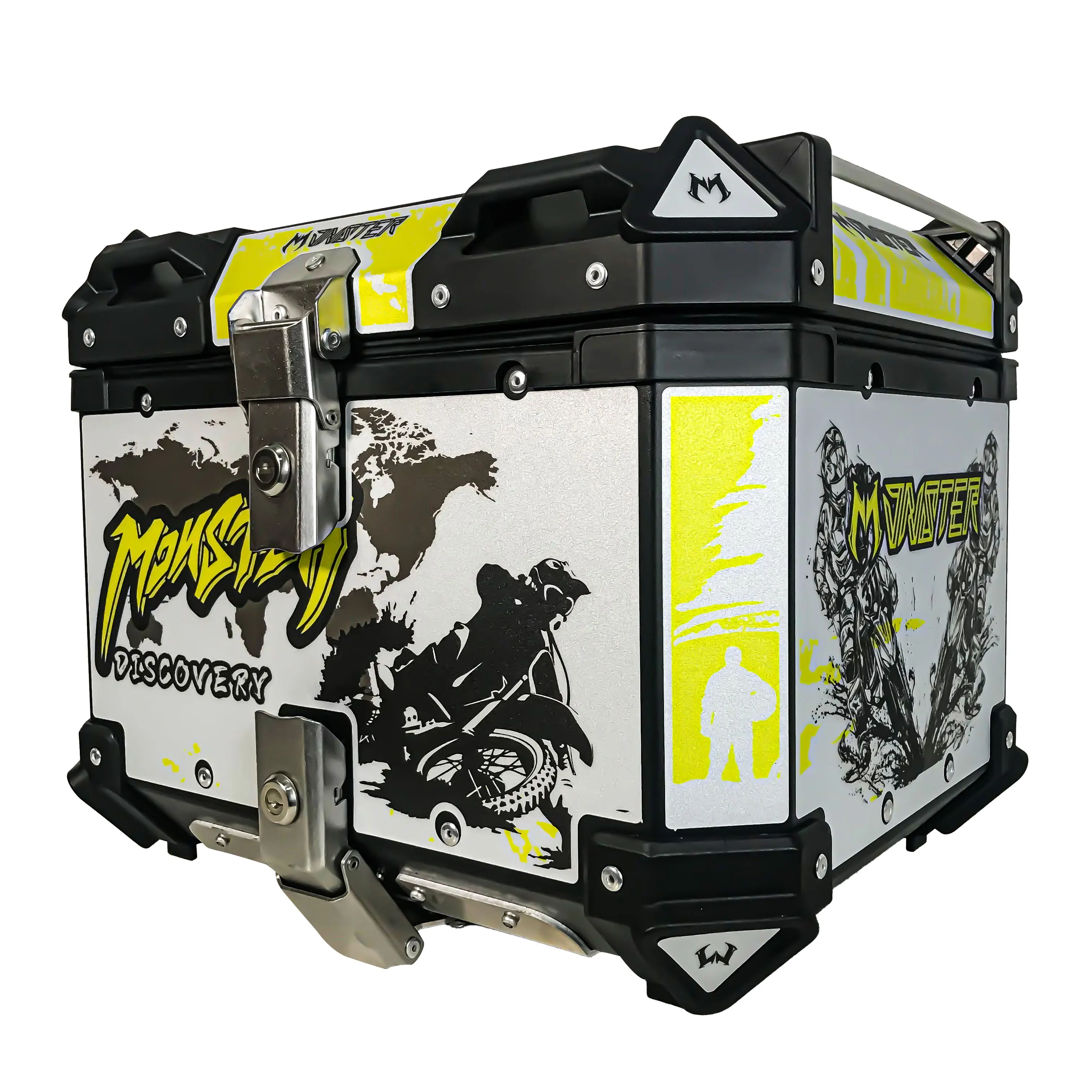 ZHUITU 25L 36L 45L 55L 65L 85L moto liftrcycle top motorcycle aluminum box