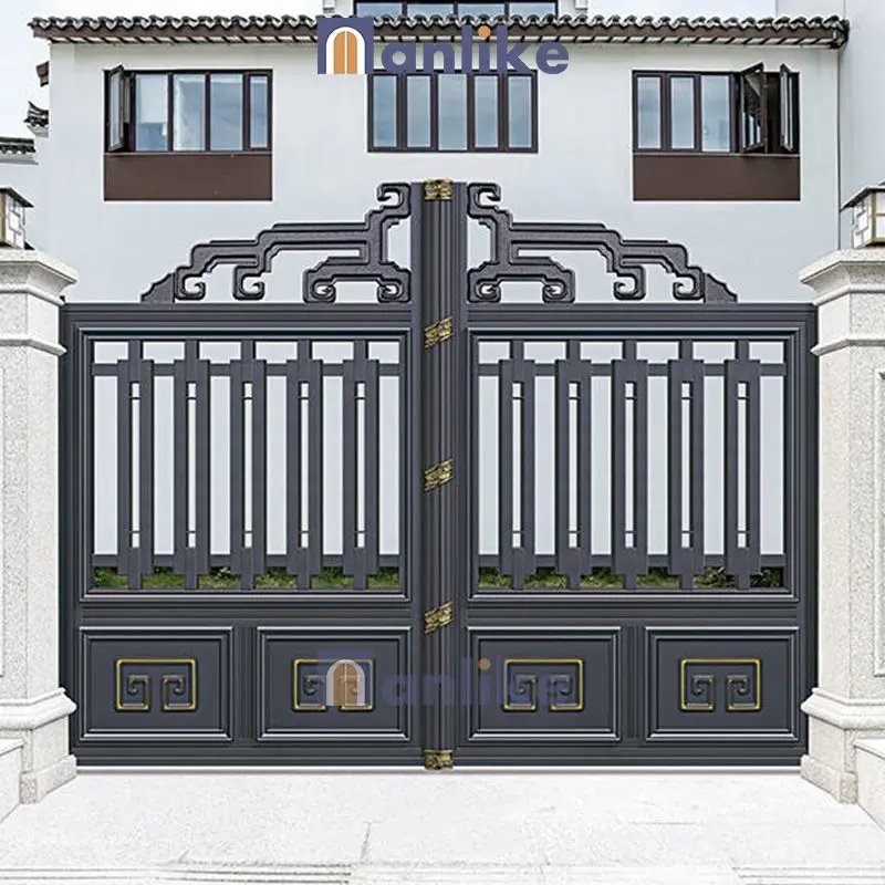 Anlike New Model Luxury Aluminum Entrance Philippines Simple Farm Yard Smart Driveway School Latest Main Gate Designs