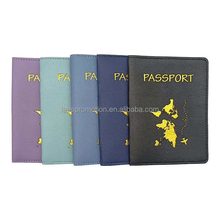 Stock Ready To Ship Leather Passport Case For Travel Passport Case Holder Document Organizer Case For Family