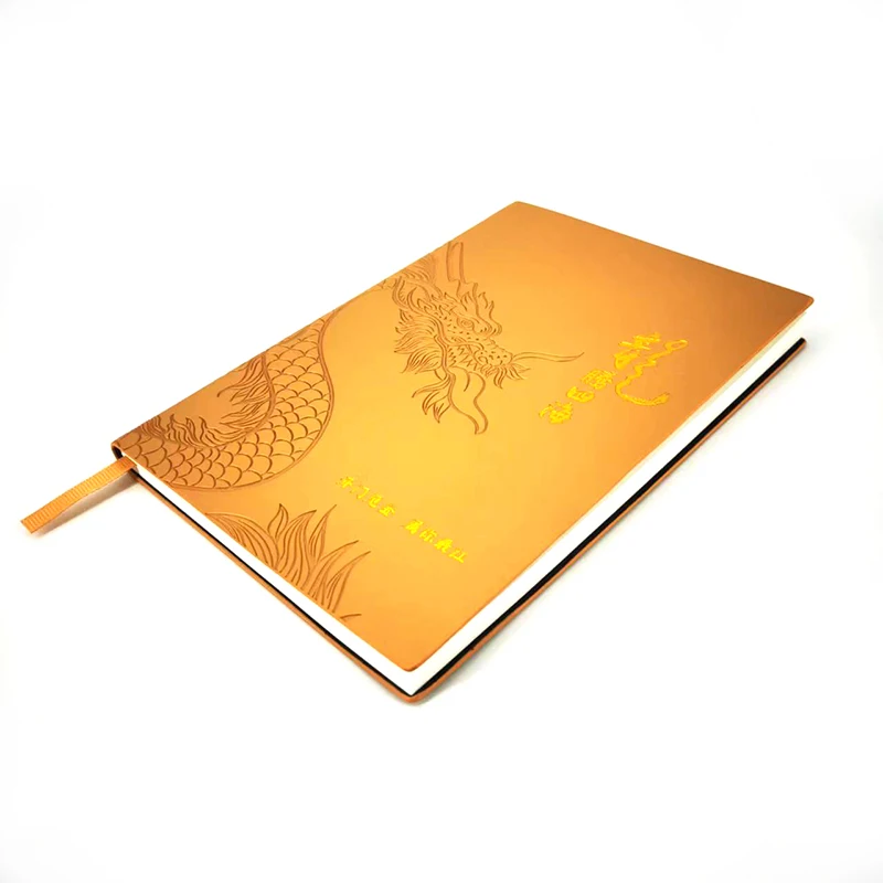 2024 Custom Top Carbonless Paperblack Faux Leather Book Offset Printing A5 Chart Paper Leather Notebooks Custom Cardboard Card