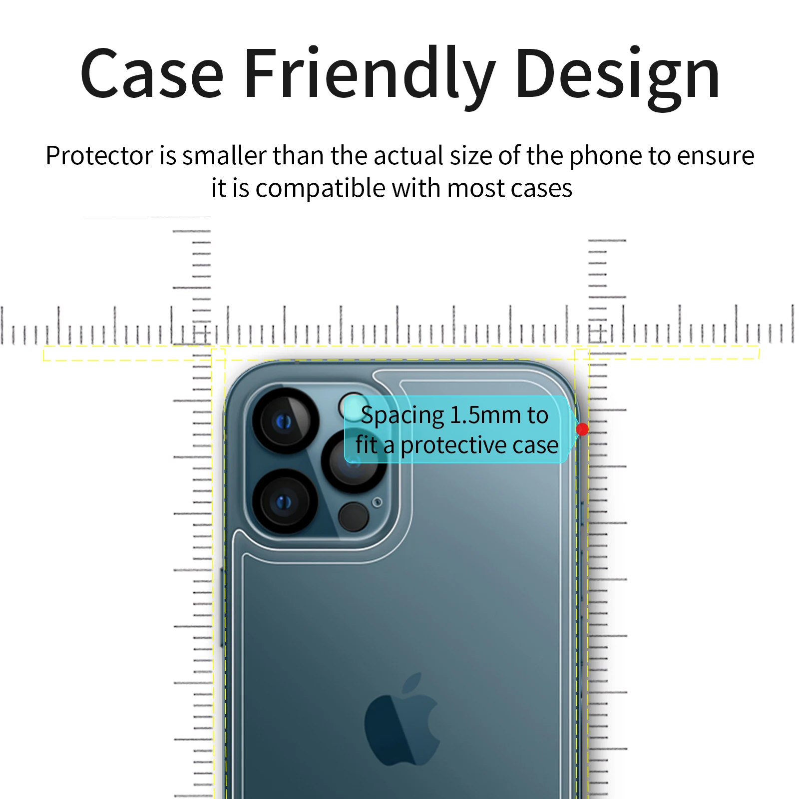 Hot Sale Lite Clear Mobile Phones His Dark Materials Back Film Tempered Glass Screen Protectors for iPhone 11 12 13 Pro Max
