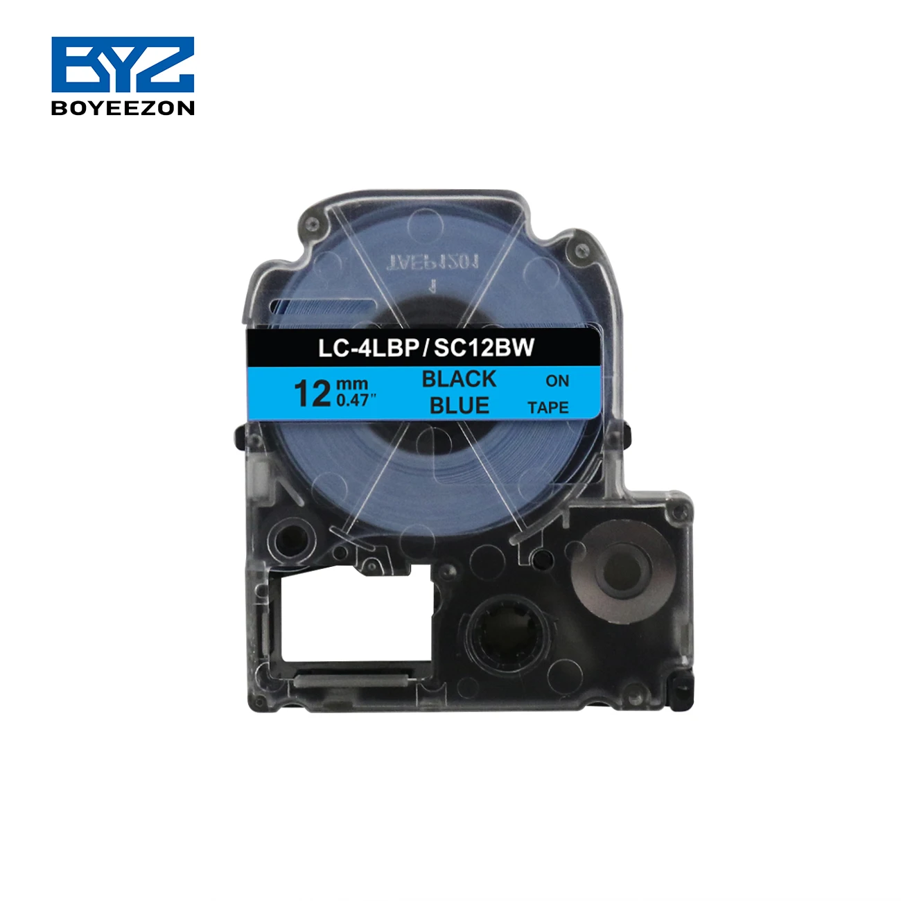 Black on Blue SC12BW LC-4LBP for Epson/kingjim printer label tape 12mm for Epson Label Printer LW-700 LW-1000P