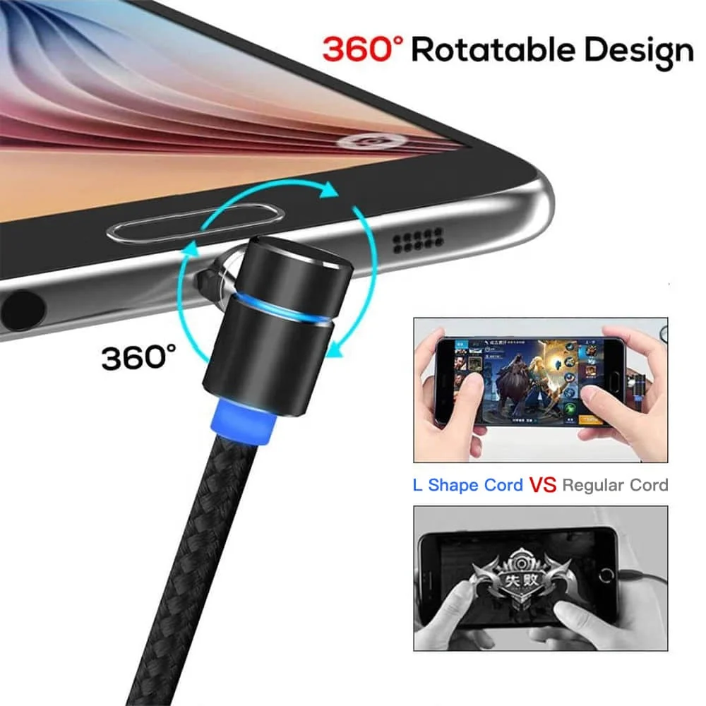 
Weekly Deals Free Shipping 3 in 1 Magnetic Charging Cable for iPhone and Android 