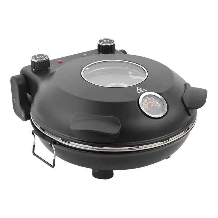 1200w Multifunction Non Stick Automatic Electric Round Pizza Oven For Home