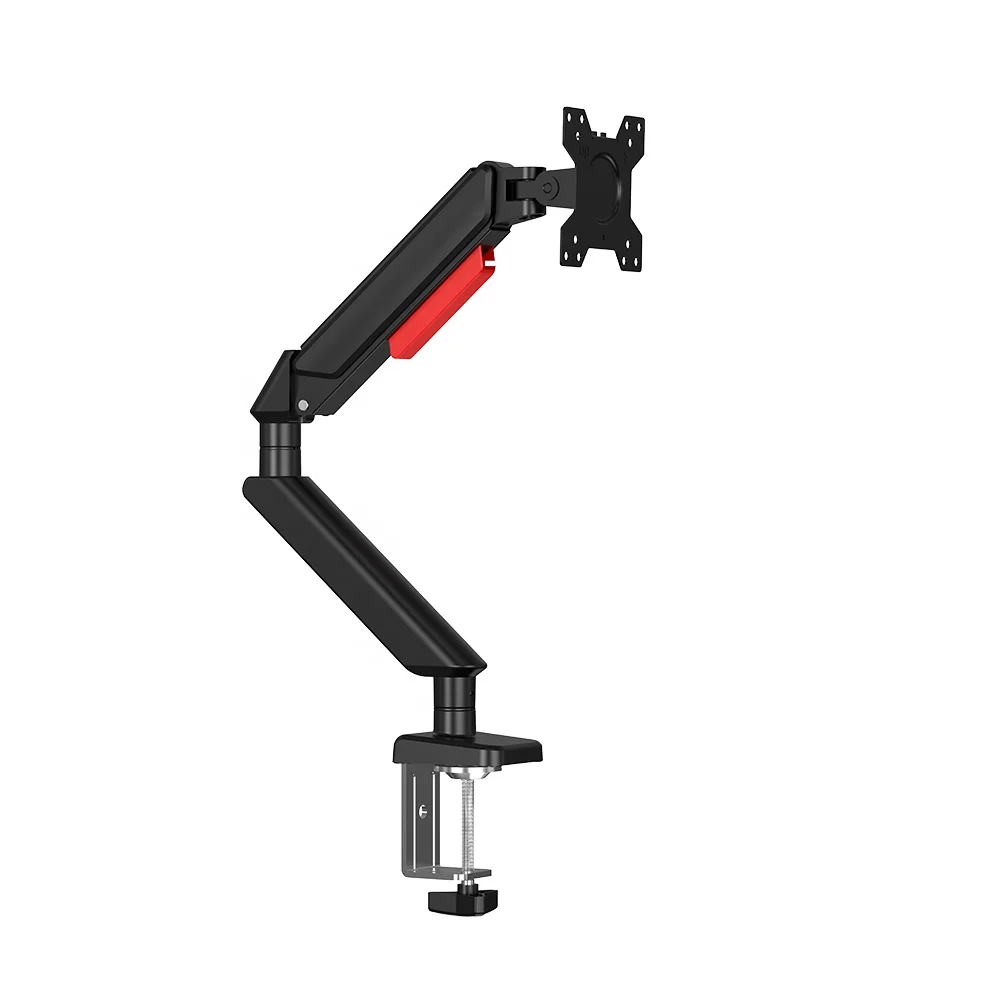 Jiesheng Whosale Gas Spring Arm Support For The Monitor For Desktop With lcd monitor arm single monitor mounts stand