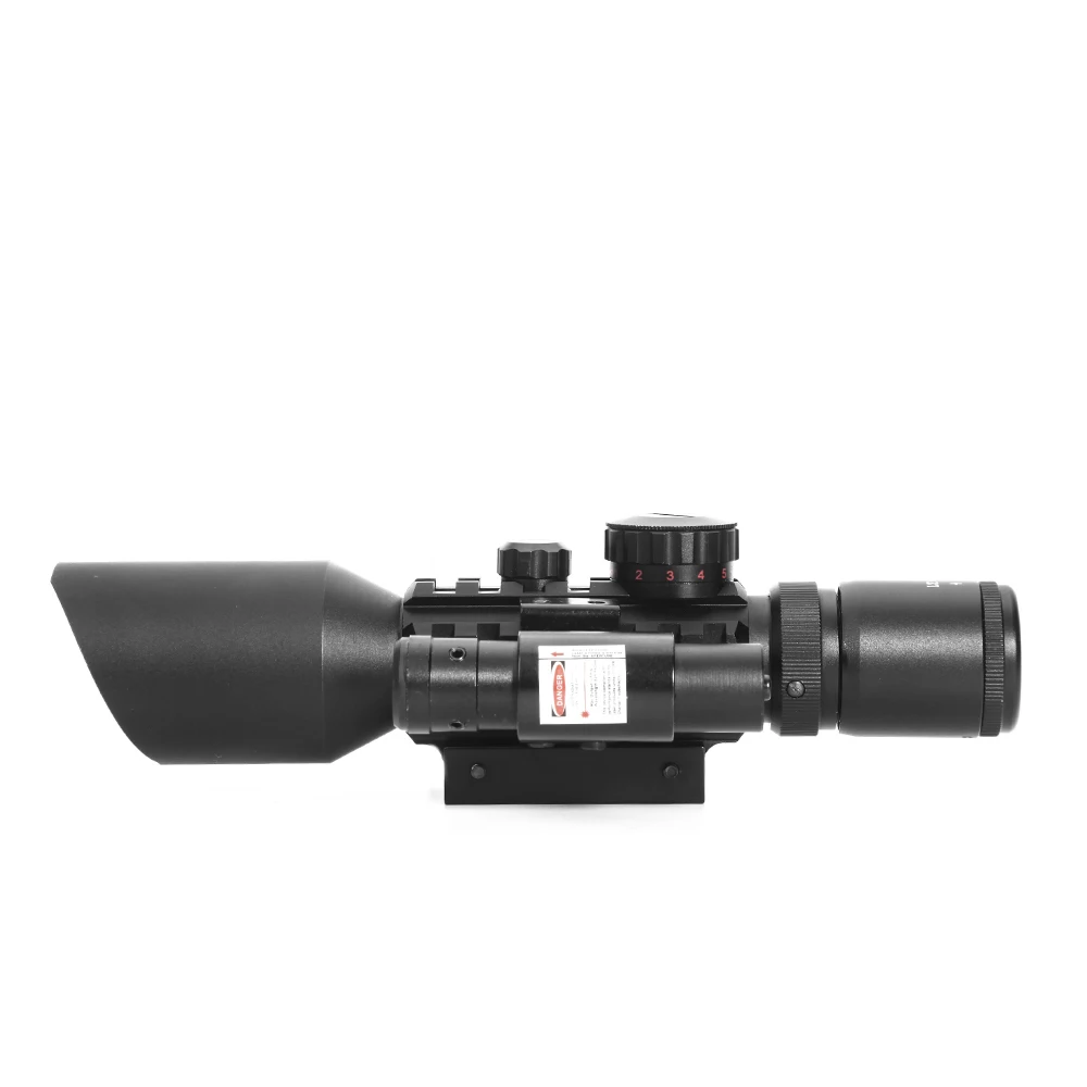 Глюк дальнего действия ScopeM9 3-10x42 прицел красный зеленый световой прицел для охоты на открытом воздухе