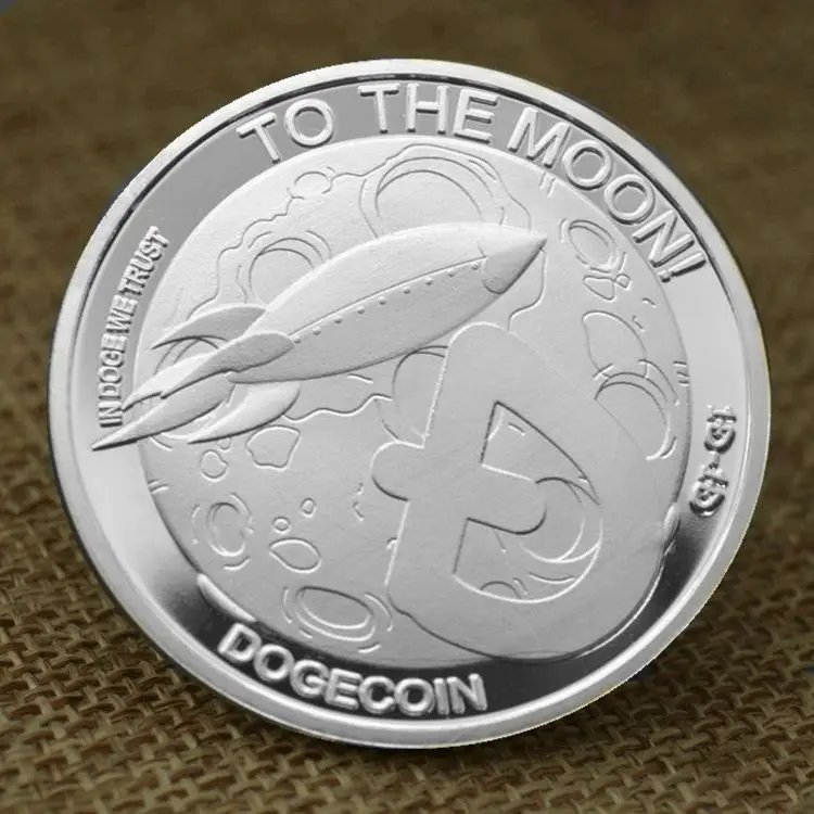 Позолоченная медная коллективная сувенирная монета Doge памятная