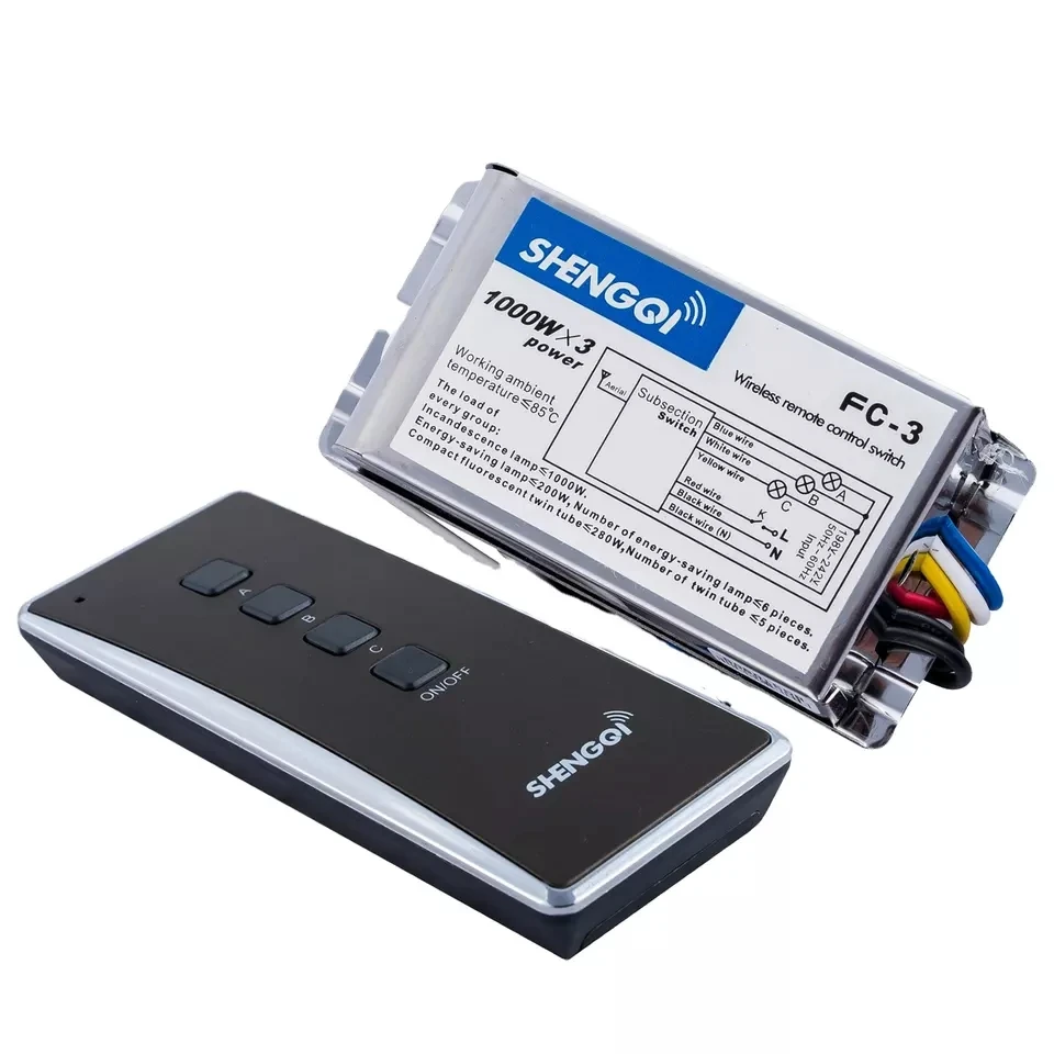 Универсальный умный беспроводной пульт дистанционного управления потолочным вентилятором 240 В ABS RF