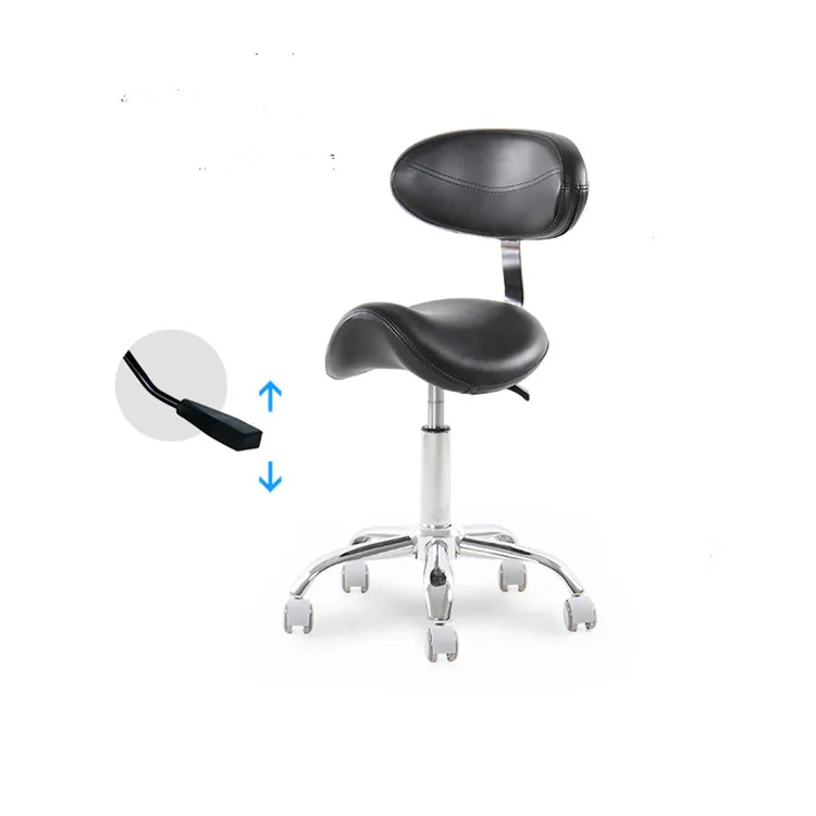 New design best price portable lifting saddle chair massage stool