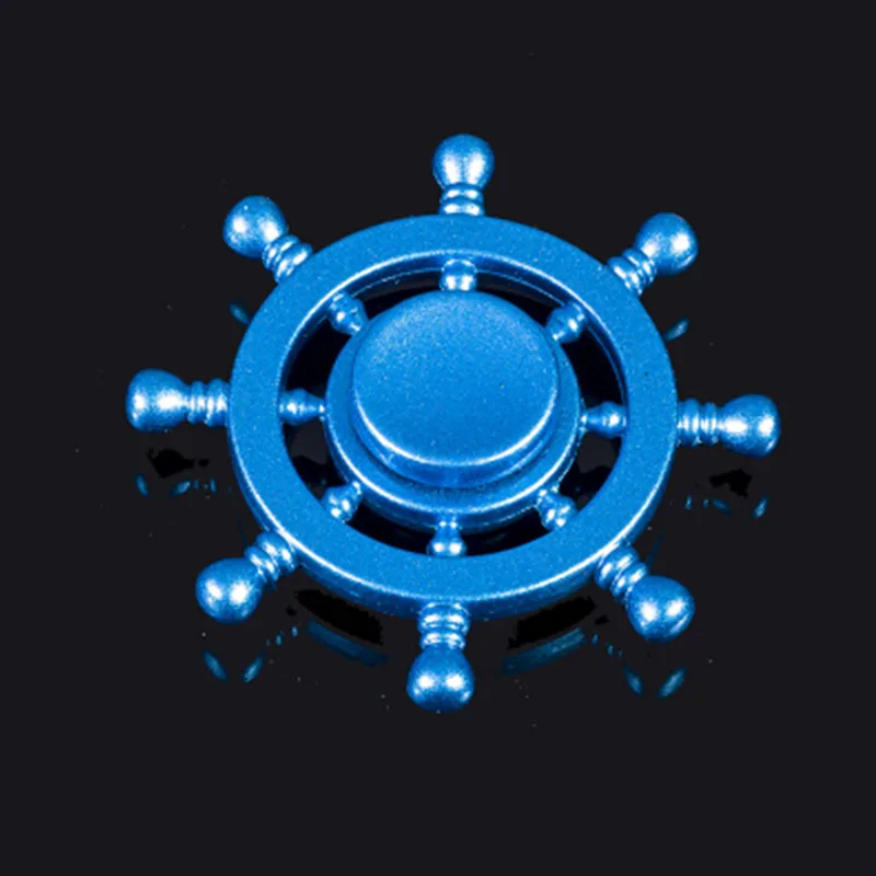 New Design Fingertip Gyro Shield Alloy Spinner Decompression Toy  For Hobbies