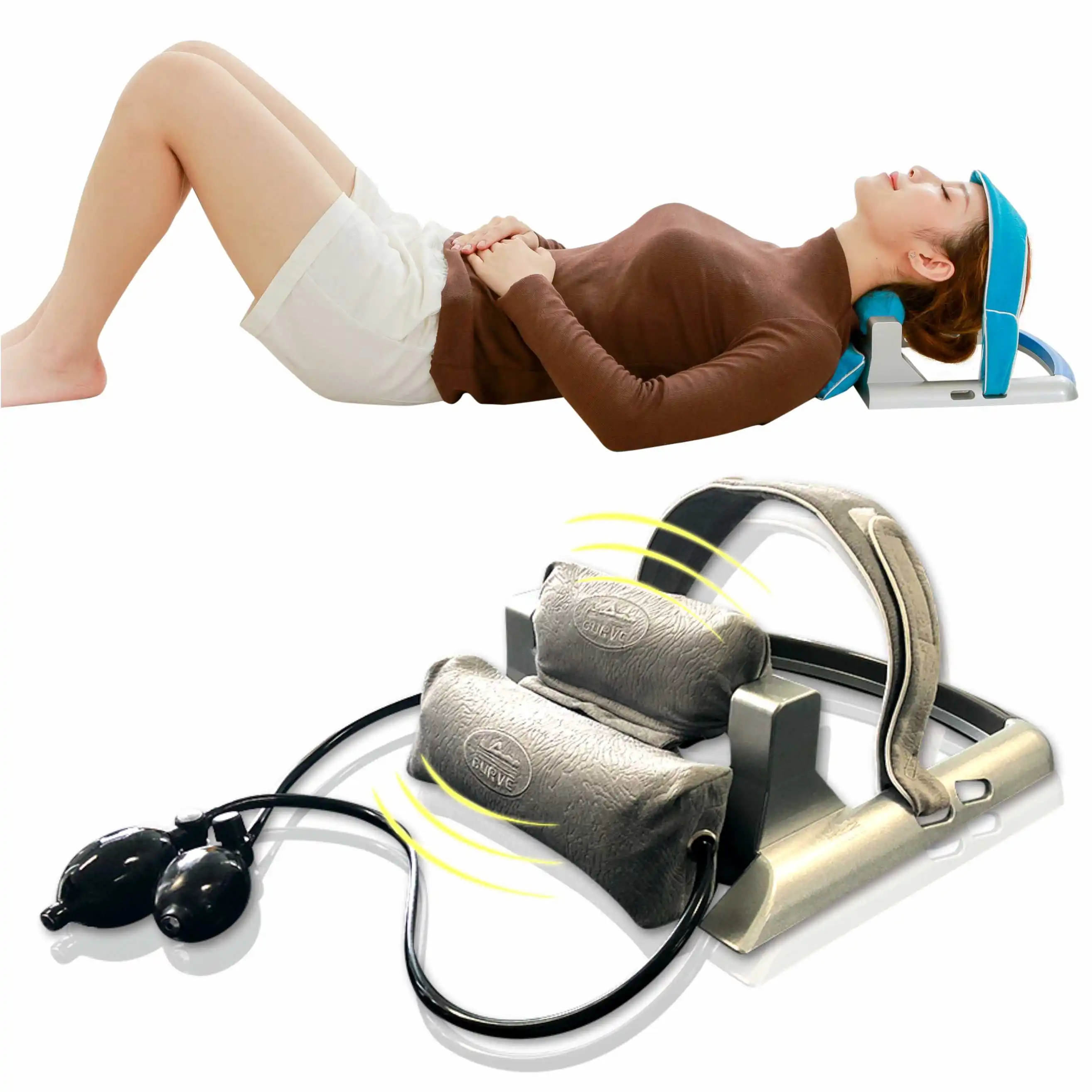 Manufacturers Neck Cervical Support Pillow home  portable cervical traction device