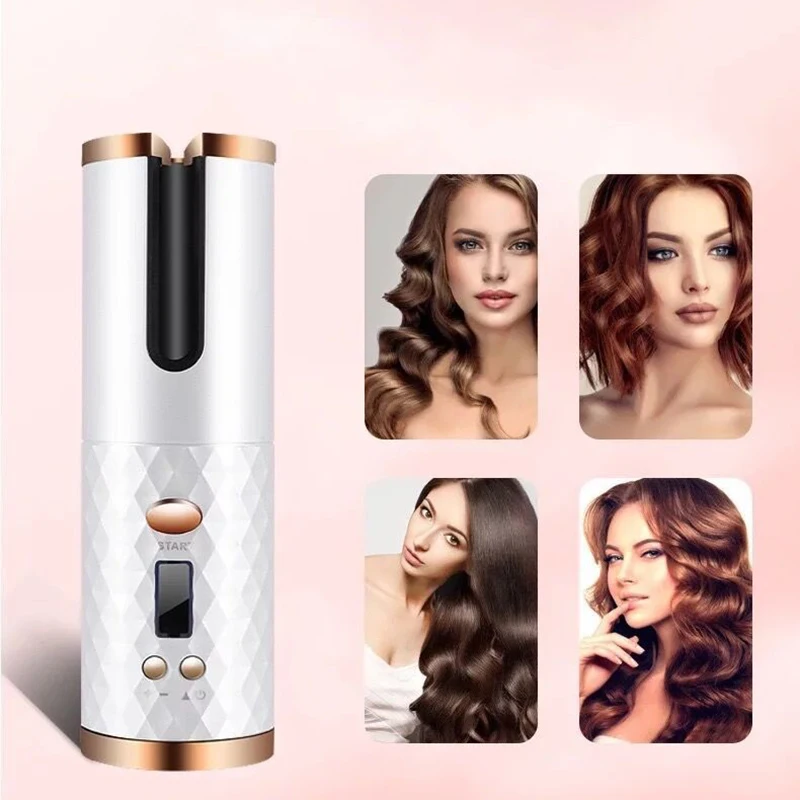 French Curl Braiding Hair Iron Rota Machine Wireless Usb Charging Product For Curling Hair