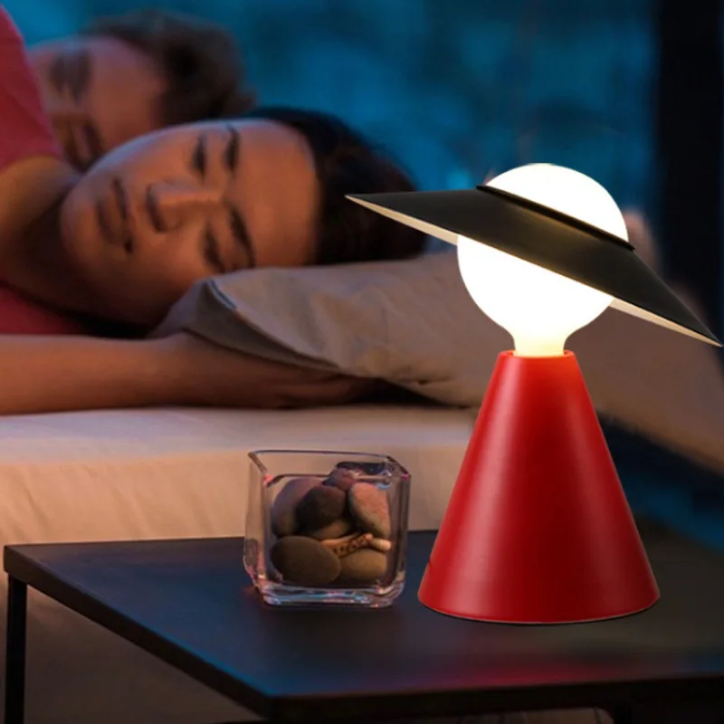 Children Gift Bedside Study Lamp Living Room  Hat creative Model Room Decoration LED Desk Lamp tischlampe