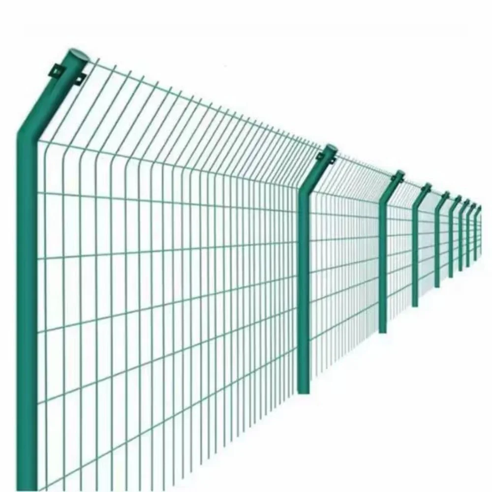 Fast Shipping Welded Wire Mesh Security Fence 3D Models with 50*200mm Hole Metal Frame for Farm Driveway Gates Fence Post Caps