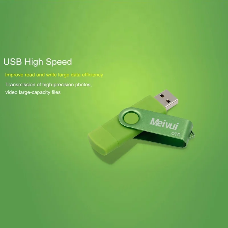 Meivui MVC5 XC OTG Swivel USB Flash Drive 128GB 64GB 32GB 16GB 8GB 4GB 2GB Pen Drive Smartphone Pendrive OTG 2.0 USB Flash Drive