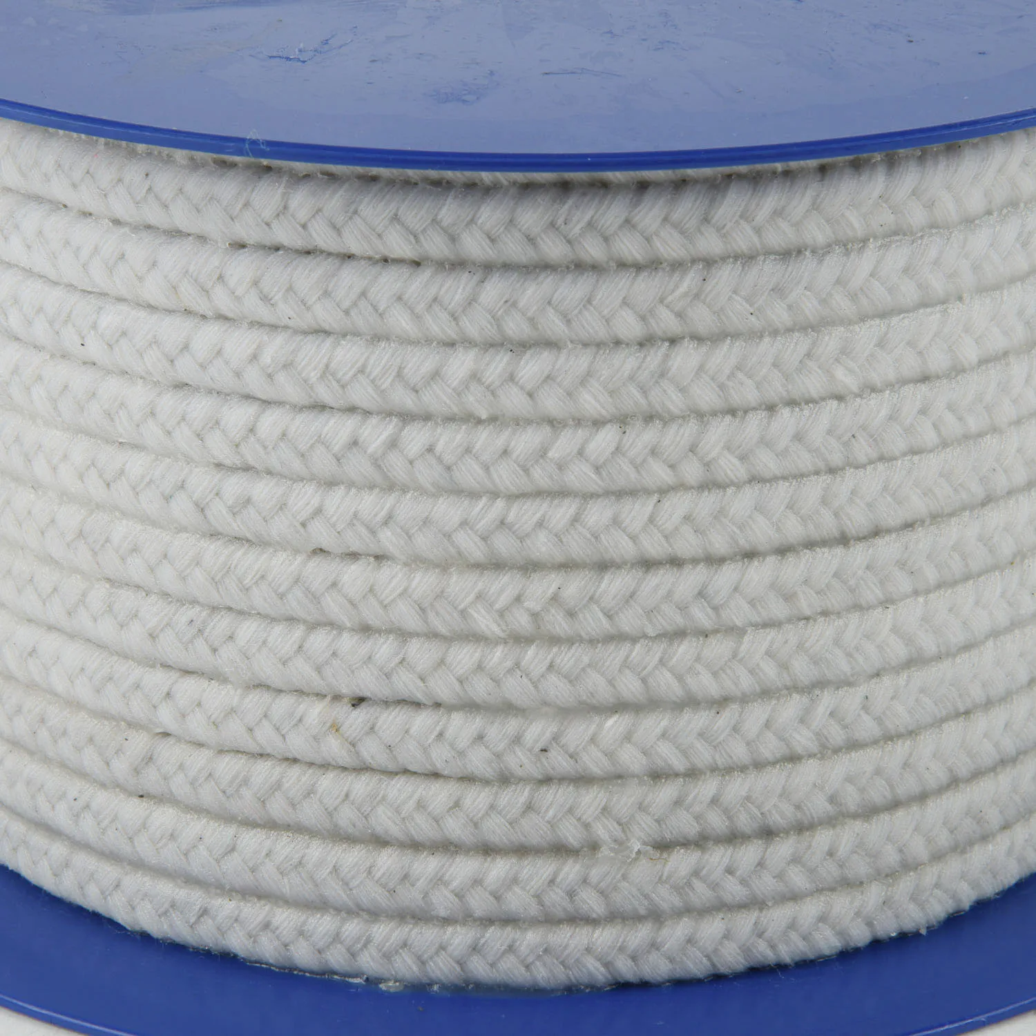 High Quality Good Resilience White Color Square Braided Rope Cotton Vaselin Packing Gland Packing With Impregnated For Sealing