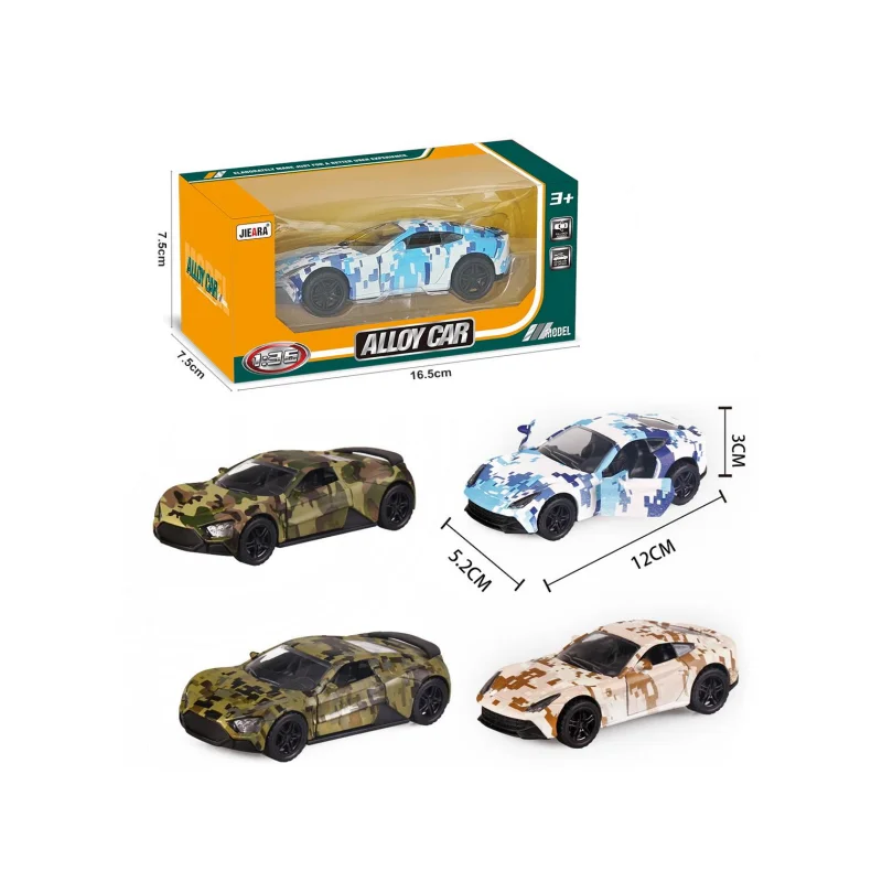High Quality 1/36 Pull Back Tin Car Racing Model Car Toy Window Box Hot Wheel Track Unisex Other Toy Vehicles Unisex Diecast Toy
