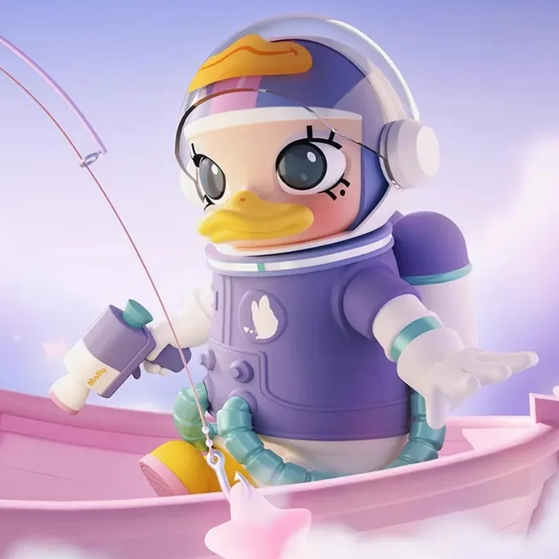 POPMART Bubble Mart SPACE MOLLY Donald Duck Daisy 400% Chaos Big Baby Ornaments