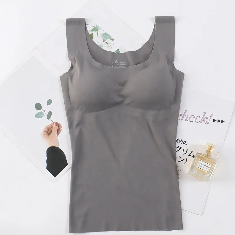 6501 женский цельный бесшовный топ из вискозы для йоги невидимые майки без рукавов топы похудения бюстгальтер сна жилет