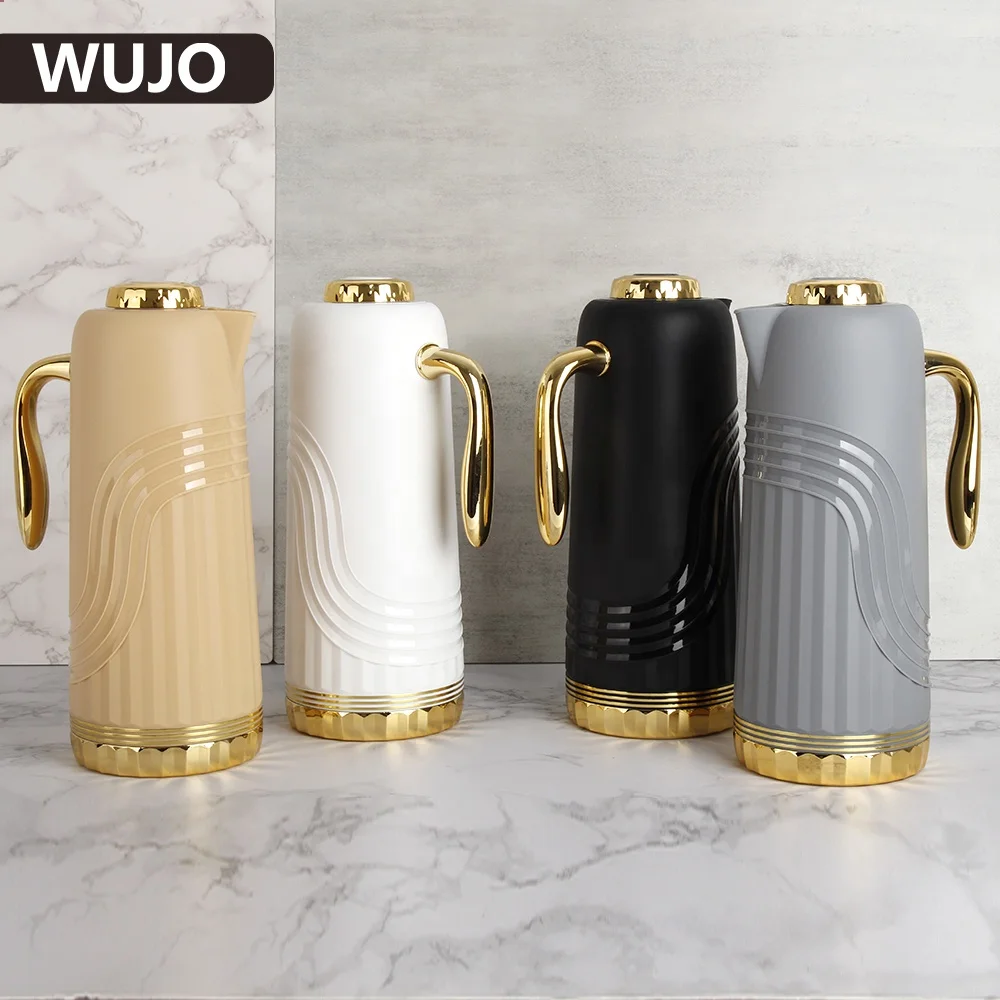 Европейский стиль бесплатный образец изолированная вакуумная колба чайник арабский кофе термос со стеклянной подкладкой