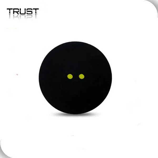 durable rubber Double Yellow Dot squash ball for sale training