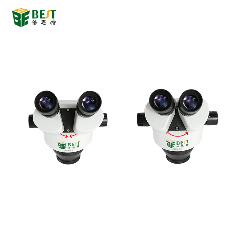 BST-X5II 7x-45x Industrial Binocular Stereo Microscope PCB Inspection Mobile Phone Repairing Soldering tool