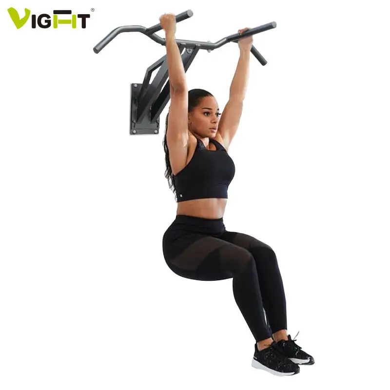Indoor pull-up device household wall mounted single parallel bars and dips fitness equipment chin up bar ease of installation