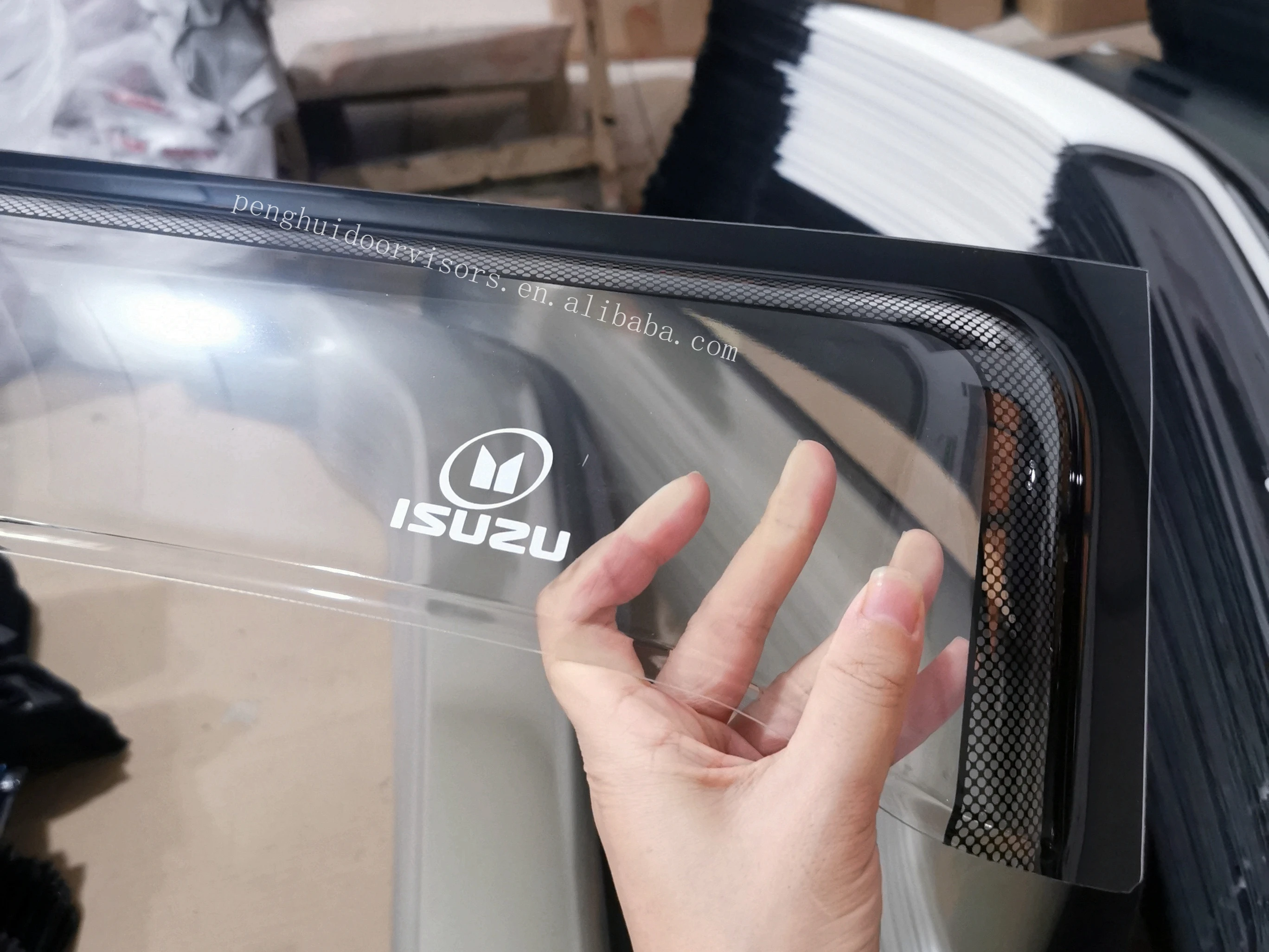 Visors For Trucks NPR NKR Car Door Window Rain Guard Sun Visors Accessories For Isuzu Elf