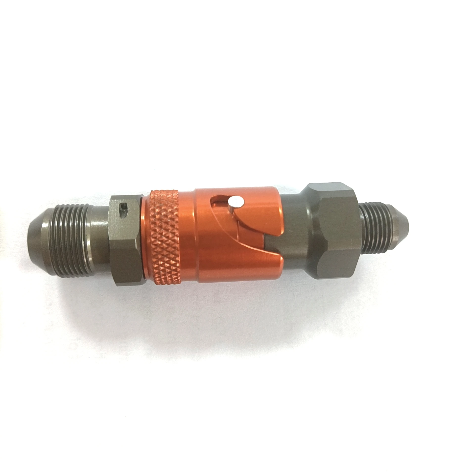 Aluminum Dry Brake Hydraulic Coupling Quick Release Disconnect Hose Adapter Fittings Bayonet Type Fluid Connector