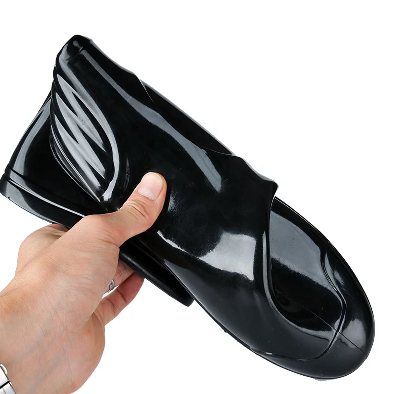 Хорошего качества утолщенные водонепроницаемые короткие мужские резиновые сапоги с логотипом на заказ, оптовая продажа