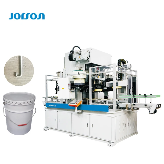 JORSON Metal Round Chemical Paint Engine Oil Tin Barrel Lugs Lifting Hand Earlug Welding Welder Pail Can Making Machine