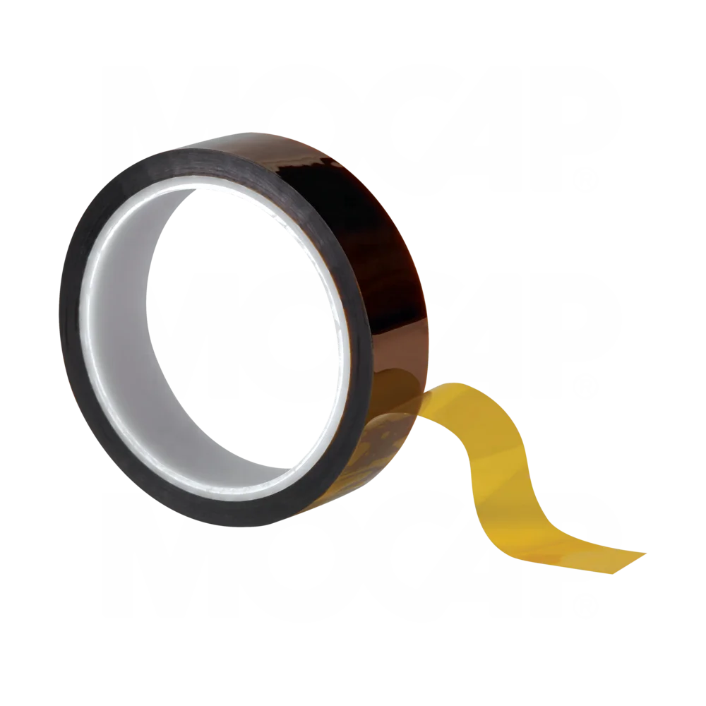 Single sided masking heat resistant multi-sized silicone adhesive polyimide tape