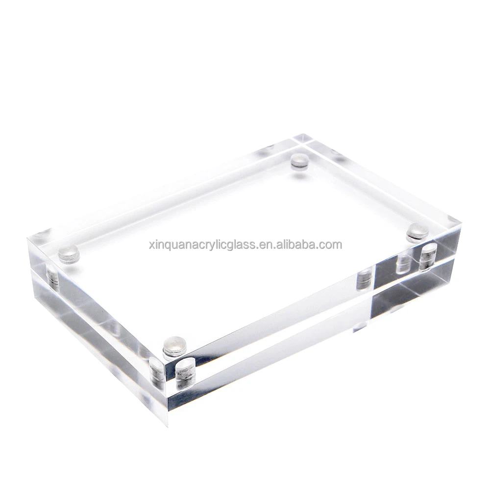 2022 Wholesale Customized Clear Transparent Magnetic Double Sided Acrylic Photo Frame