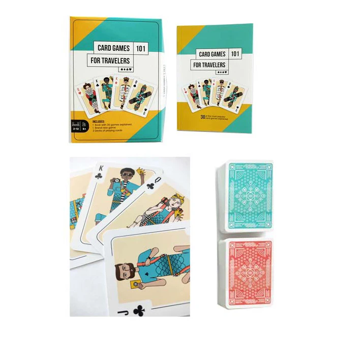 Professional Personal Customization Zain Double Deck Plastic Playing Card