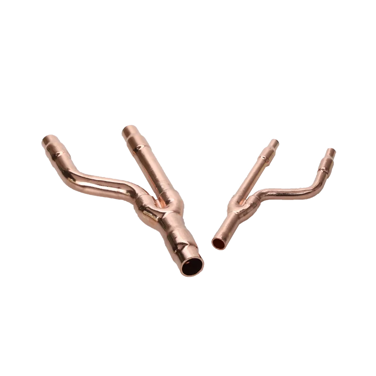 Hengshi Copper refnet branch piping kit refnet joints air conditioning branch pipe