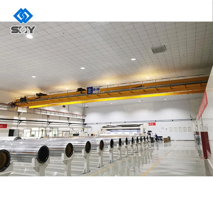 20/5 ton LH Model Double Girder Bridge Crane Puente Grua Electric Overhead Travelling Crane