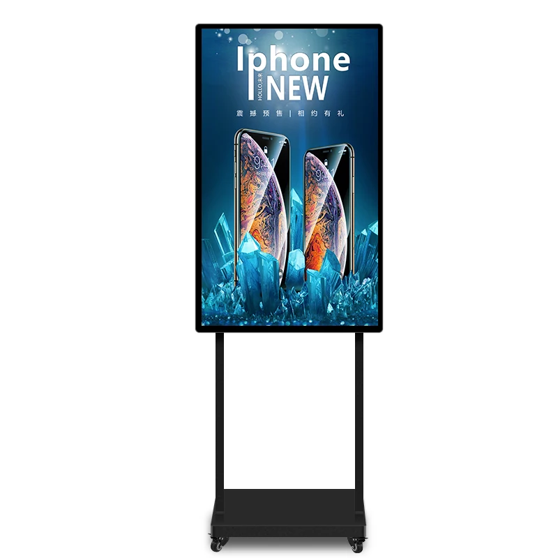 Custom Indoor Floor Stand Interactive Video Digital Display Vertical TV AD Machine LCD Touch Screen Advertising Player