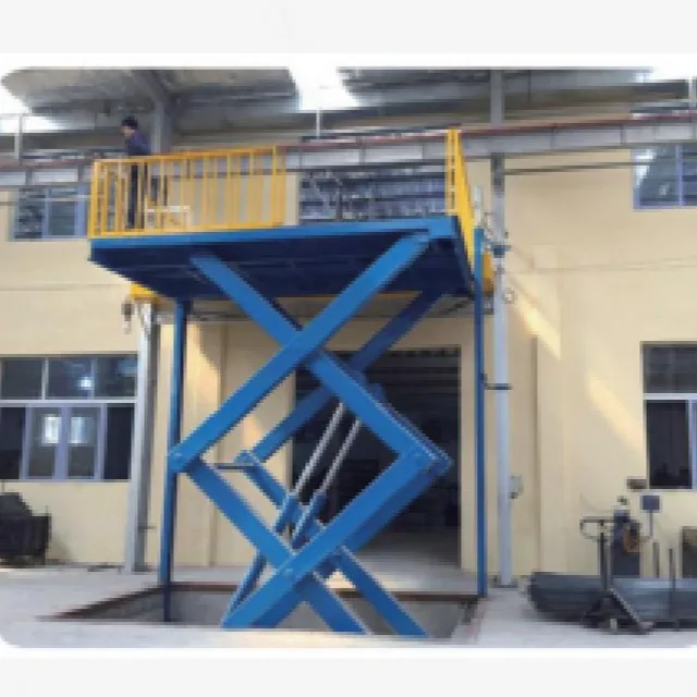 2m 3m 4m 5m 6m Lifting Height Hydraulic In-ground Stationary Scissor Lift