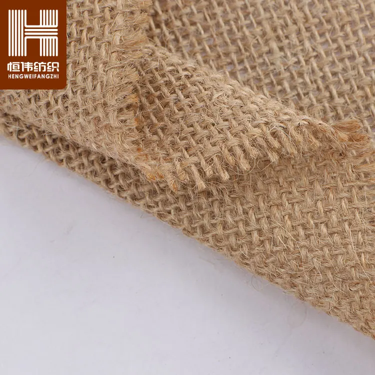 100% Natural Solid Color Jute Fabric Roll India Wholesale Jute Cloth