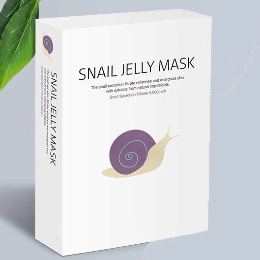 Wholesale Skin Care Moisturizing Snail Proteins Mask Nourishing Repairing Collagen Snail Jelly Face Mask