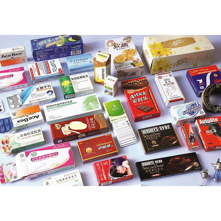 Automatic Choco Pie 6pcs or 12 Packs Box Cartoning Packing Machine