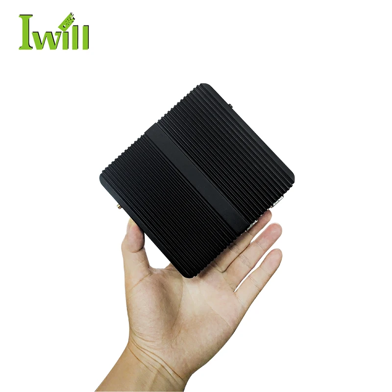 Самый дешевый мини-ПК J4125 без вентилятора 12 В Win10 Linux Hd Vga Wifi Rj45 2 дисплей