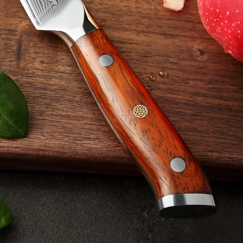 
3.5 inch Damascus steel kitchen paring knife 