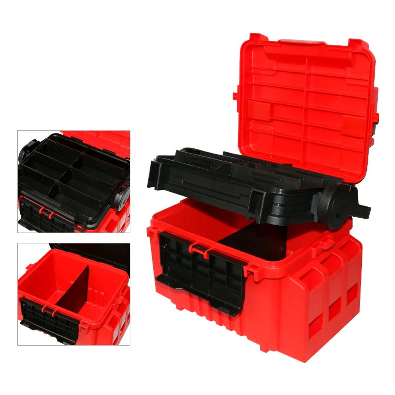 Wholesale Multifunctional Plastic Fishing Tackle Box Waterproof, Waterproof Fishing Tackle Storage Box
