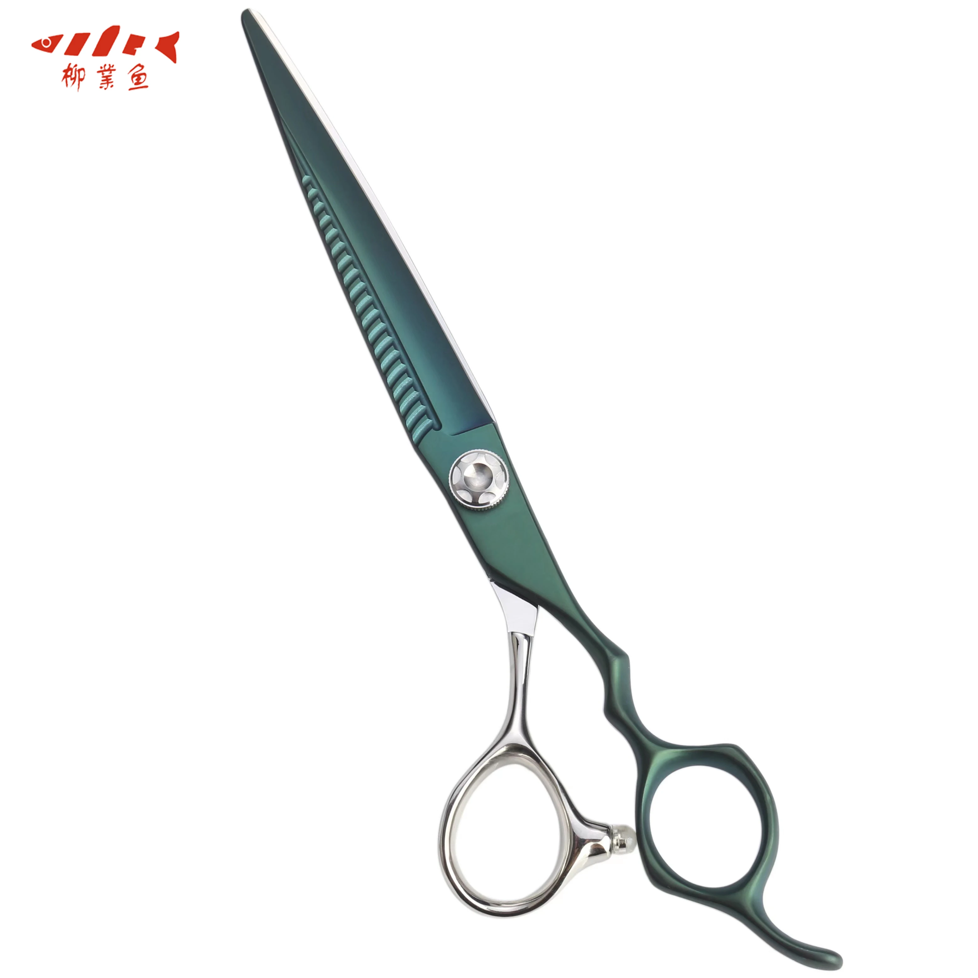 Hairdressing scissors Morandi Green CNC Premium Japan 440C Hair scissors High quality Hair cut shears Barber scissors for Salon custom logo
