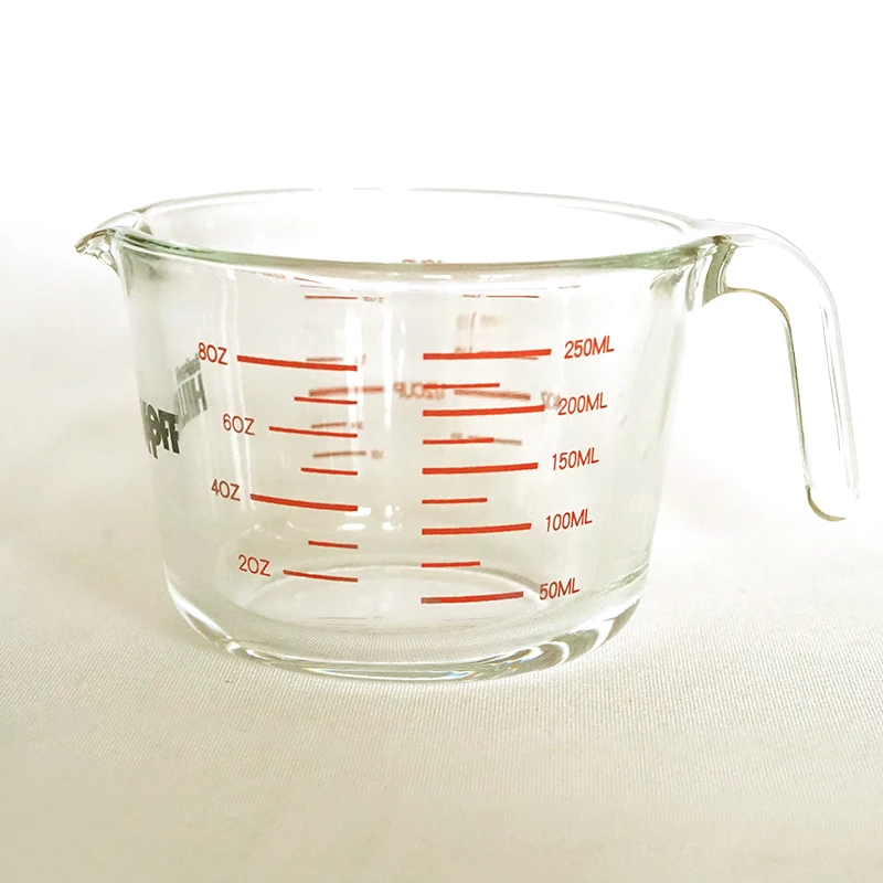 250ml 500ml 1000ml Coffee Making Measuring Glass Pot
